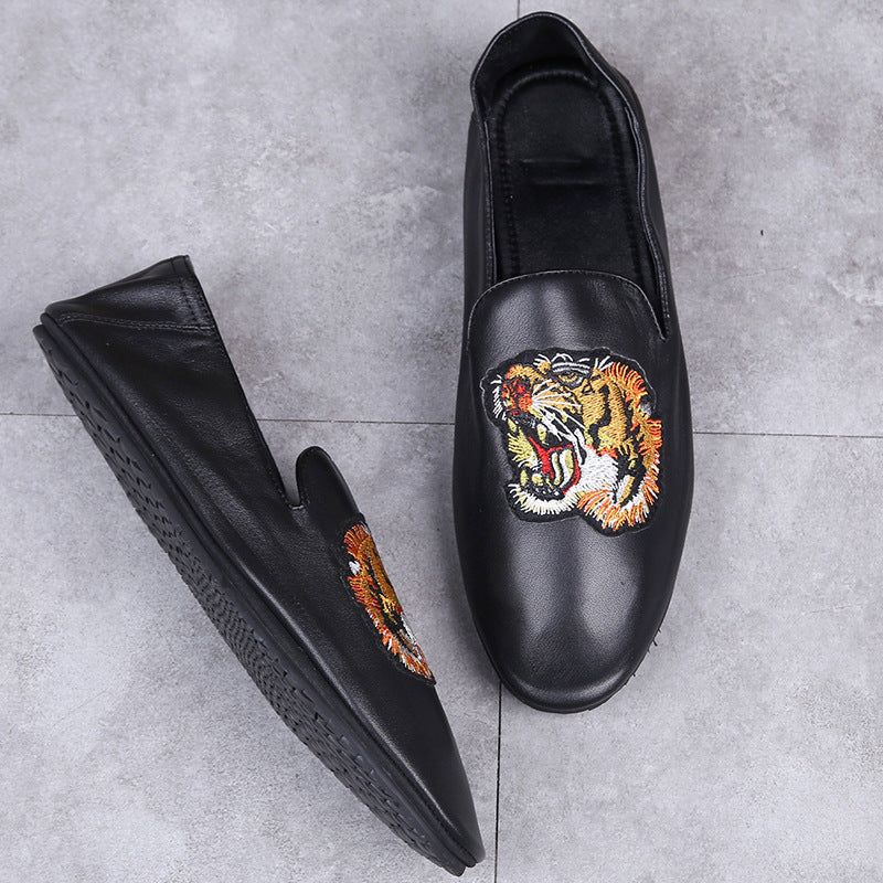 Men's Folding Wallet Genuine Doug Lazy British Casual Shoes