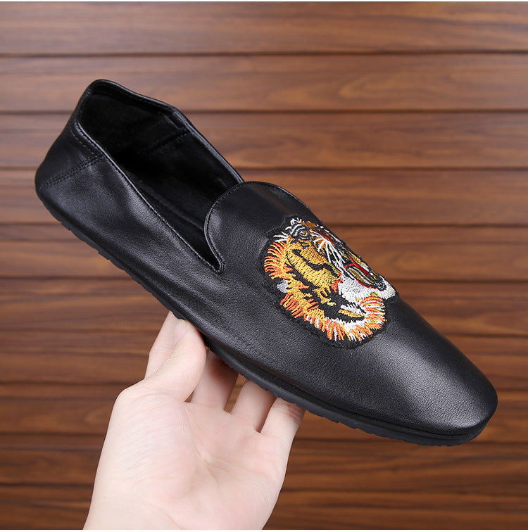 Men's Folding Wallet Genuine Doug Lazy British Casual Shoes