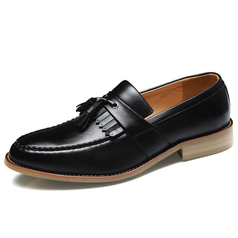 Men's Business Formal Wear Korean Style Trendy Leather Shoes