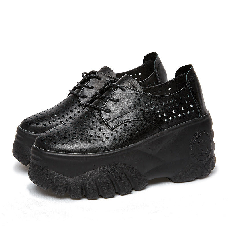 Genuine Hollow Hole Korean Style Versatile Casual Shoes