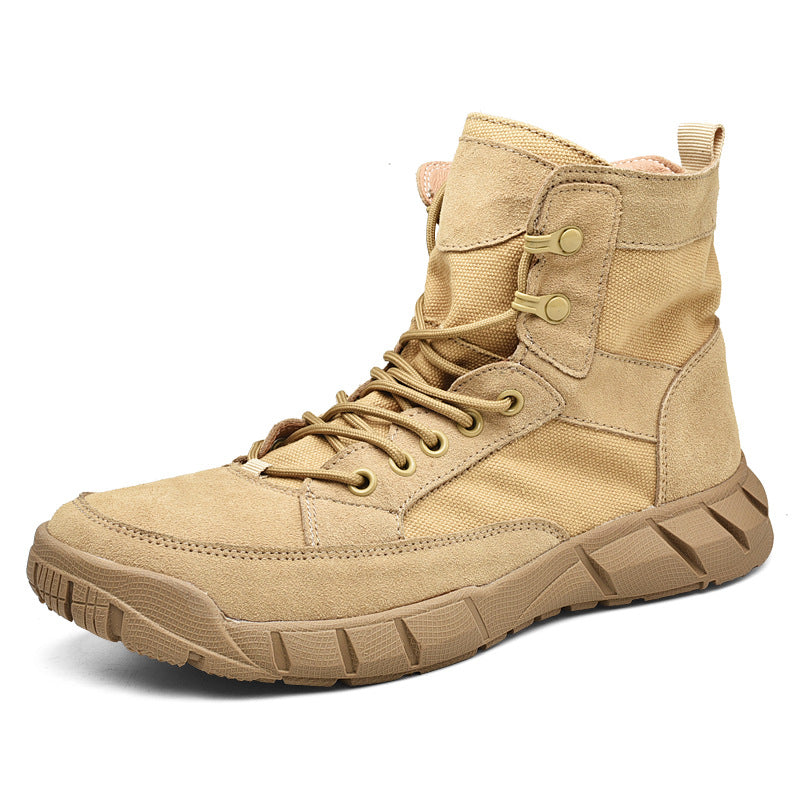 Men's British Style Middle High Top Martin Boots