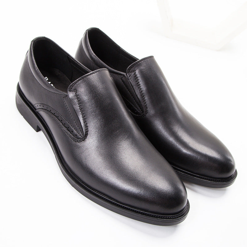 Men's Plus Size Cowhide Low Comfortable Leather Shoes