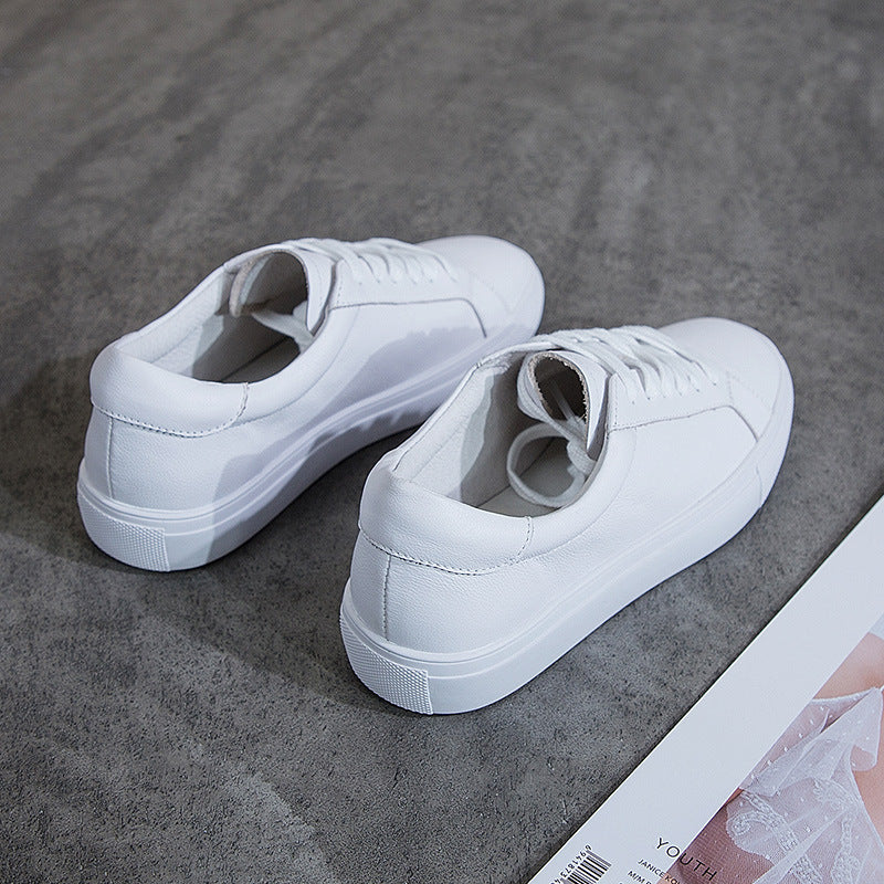 White Female College Style Versatile Single-layer Women's Casual Shoes