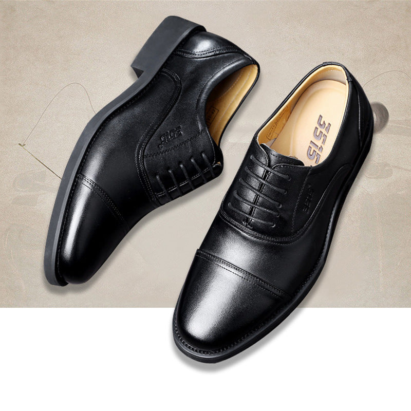 Men's Strong Man Formal Wear Genuine Pumps Men's Business Leather Shoes