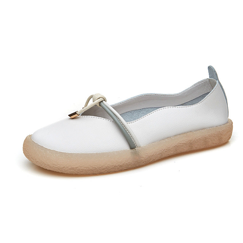 Women's Bottom Low-cut Mori Literary Style Retro Casual Shoes