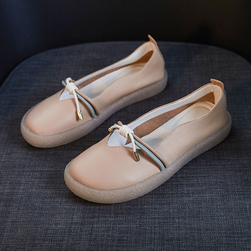 Women's Bottom Low-cut Mori Literary Style Retro Casual Shoes