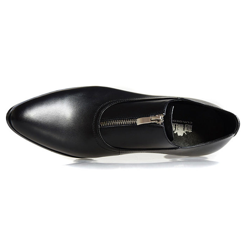 Men's Pointed Korean Style Trendy High Fashion Stylist Men's Business Leather Shoes