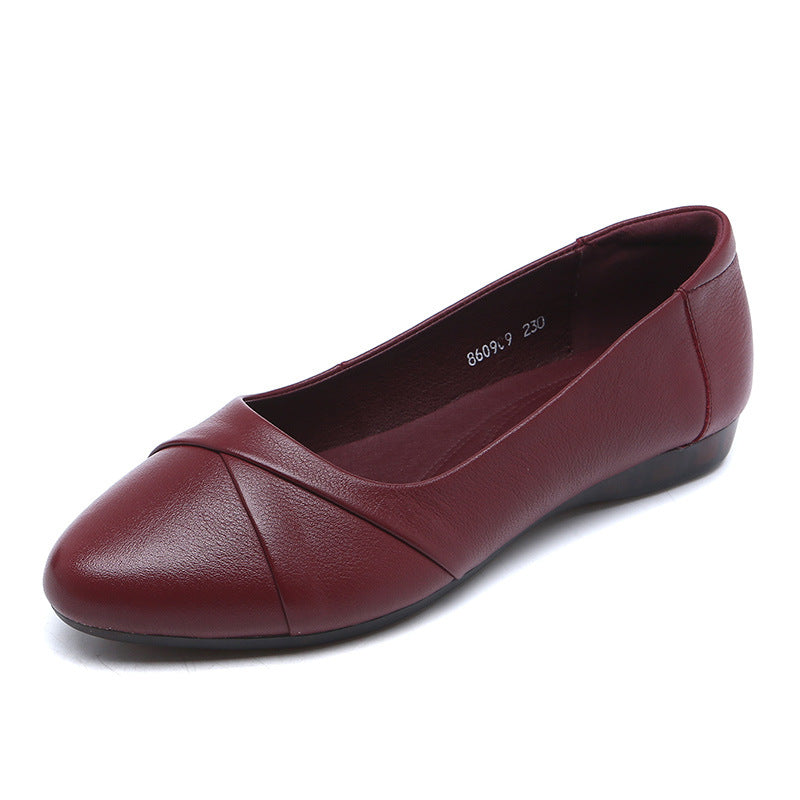 Women's Flat Bottom Soft Authentic Mom Plus Size Casual Shoes