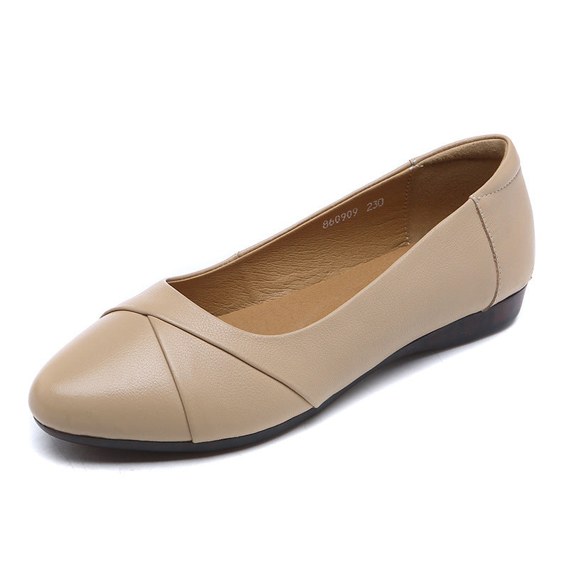 Women's Flat Bottom Soft Authentic Mom Plus Size Casual Shoes