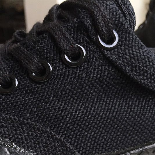 Training Black Rubber Military Sub Construction Casual Shoes