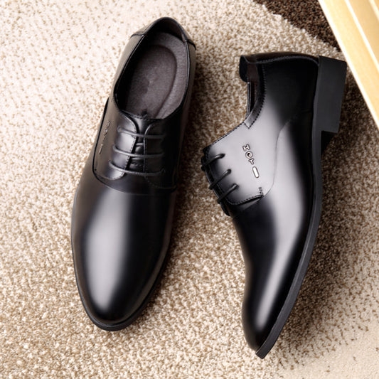 Men's Formal Slip-on Korean Style Summer Authentic Leather Shoes