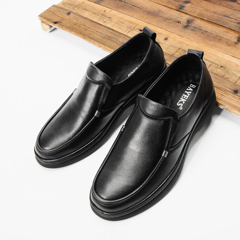 Men's Autumn Genuine Slip On Comfortable Inside Men's Shoes
