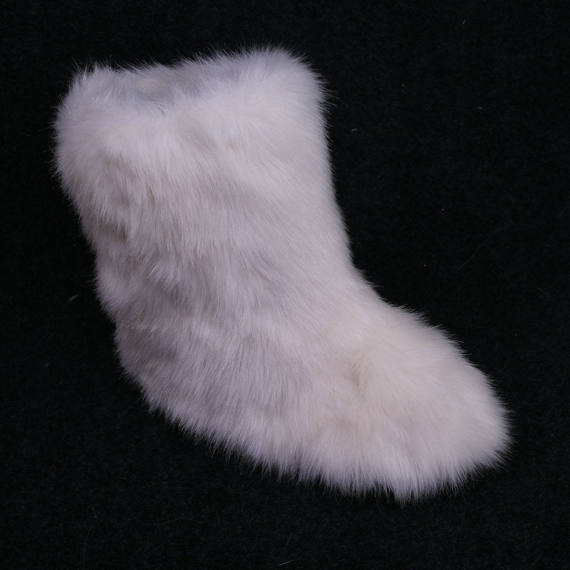 Women's Attractive Spring Outdoor Cotton Fur Snow Boots