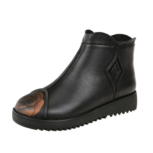 Women's Mother Insulated Female Soft Bottom Warm Keeping Women's Shoes
