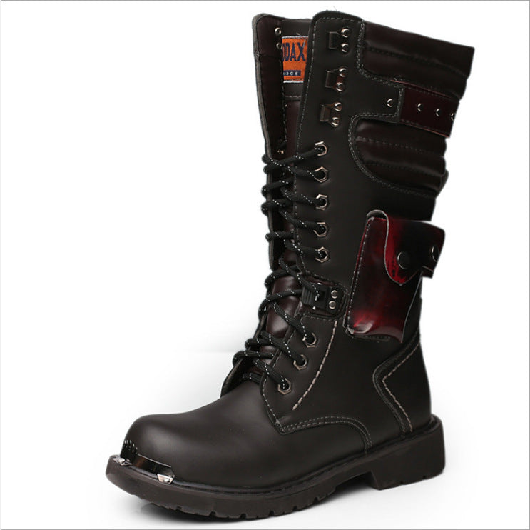 Men's Head Denim High Leg Outdoor Military Boots