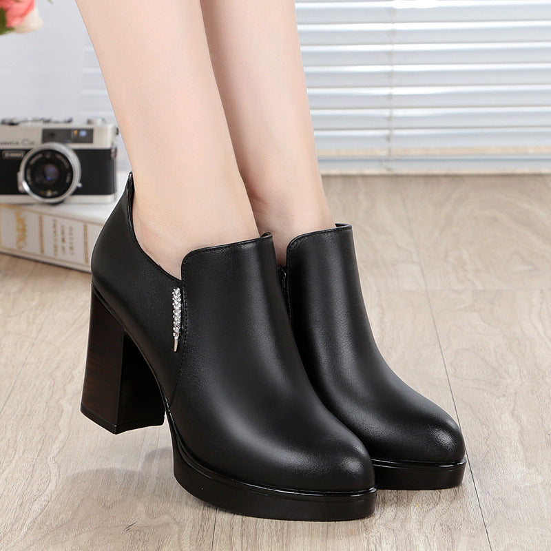 Women's High Chunky Waterproof Platform Sexy Style Heels