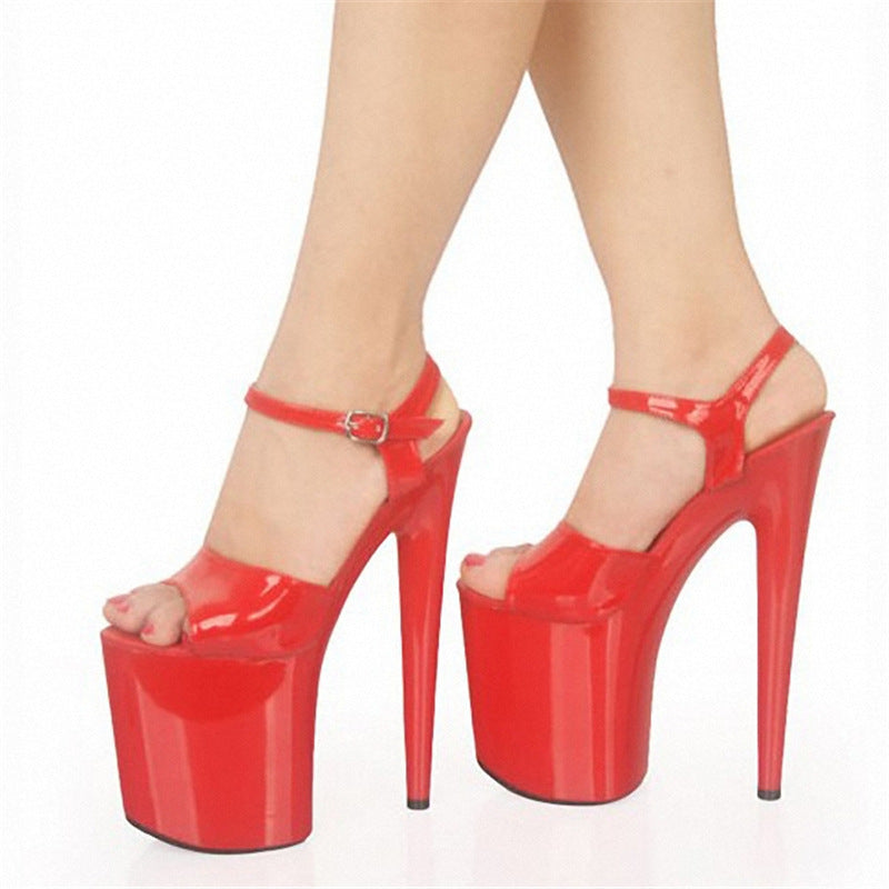 Beautiful Summer High Platform Nightclub Stiletto Sandals