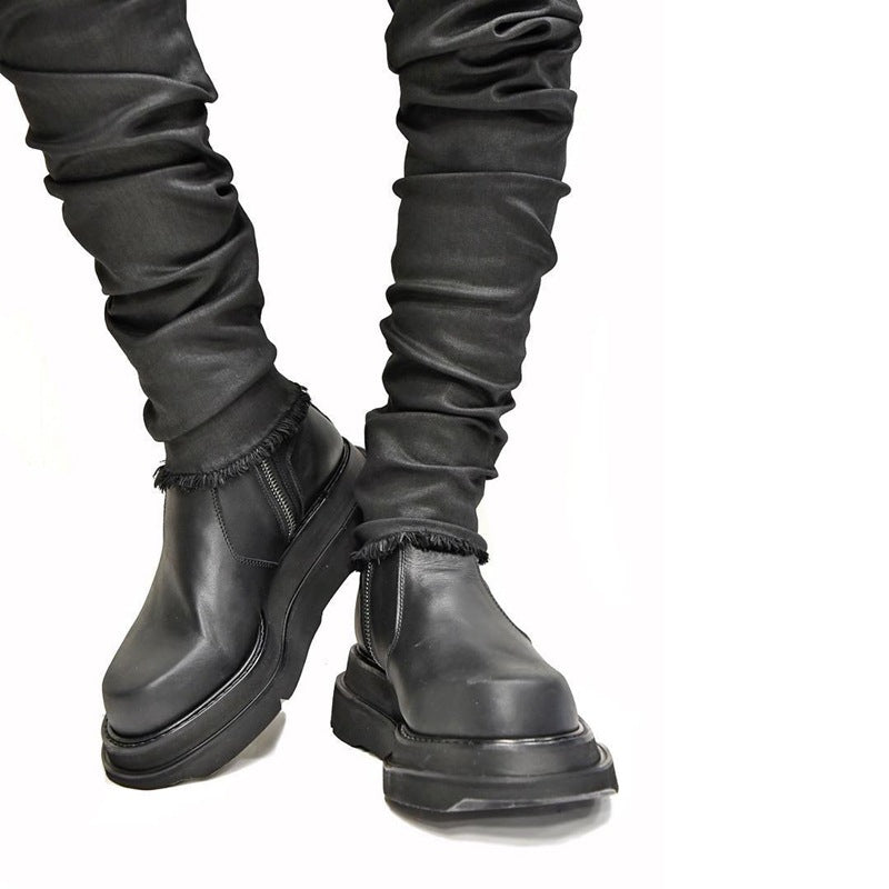 Men's Winter Thick Bottom Short Korean Martin Boots
