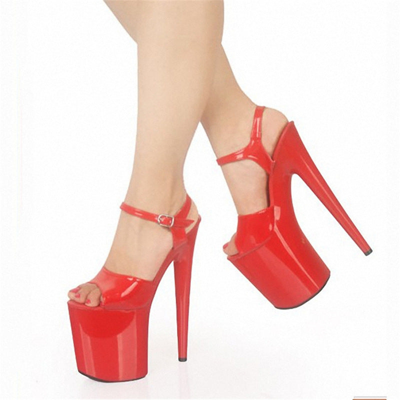 Beautiful Summer High Platform Nightclub Stiletto Sandals