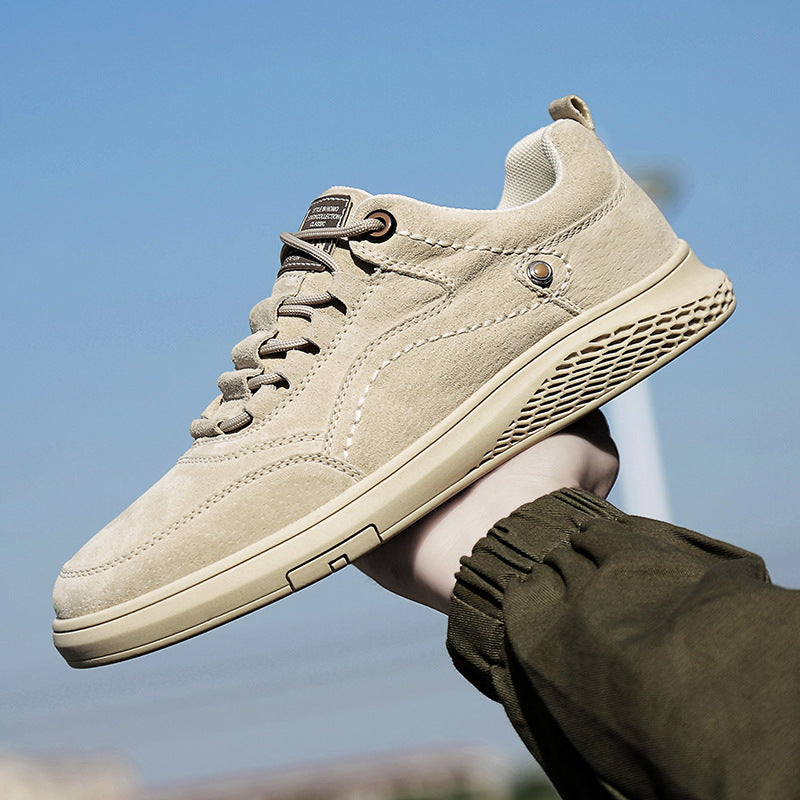 Men's Spring Fashion Trendy Green Korean Retro Sneakers