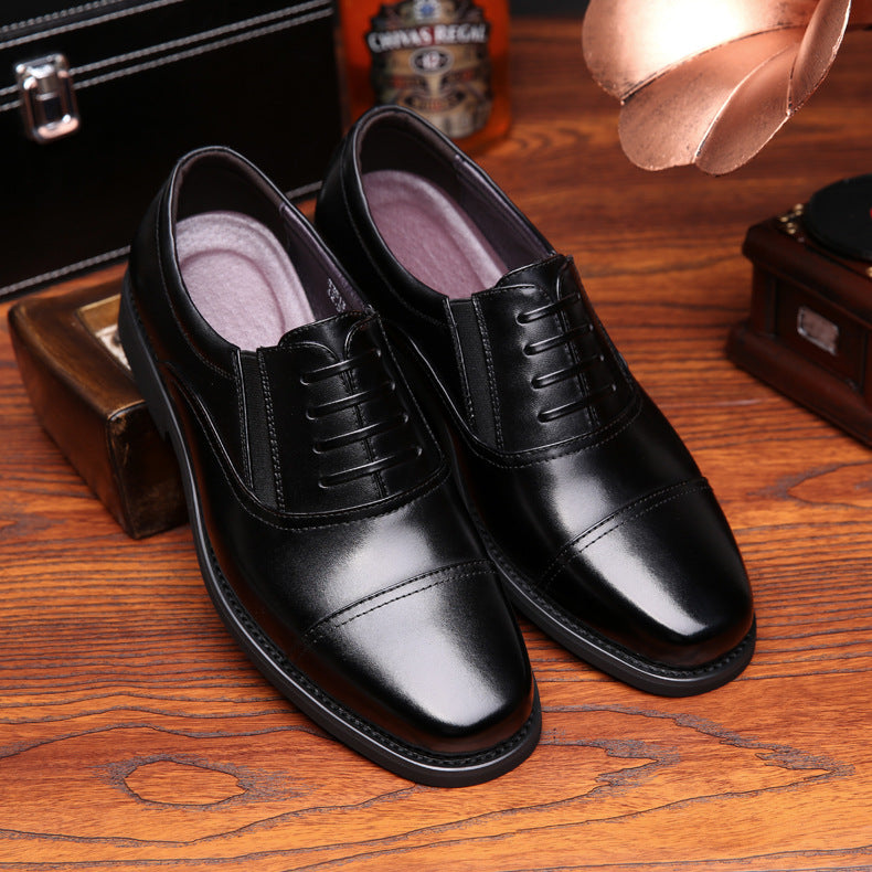 Men's Autumn Genuine Military Formal Business British Leather Shoes