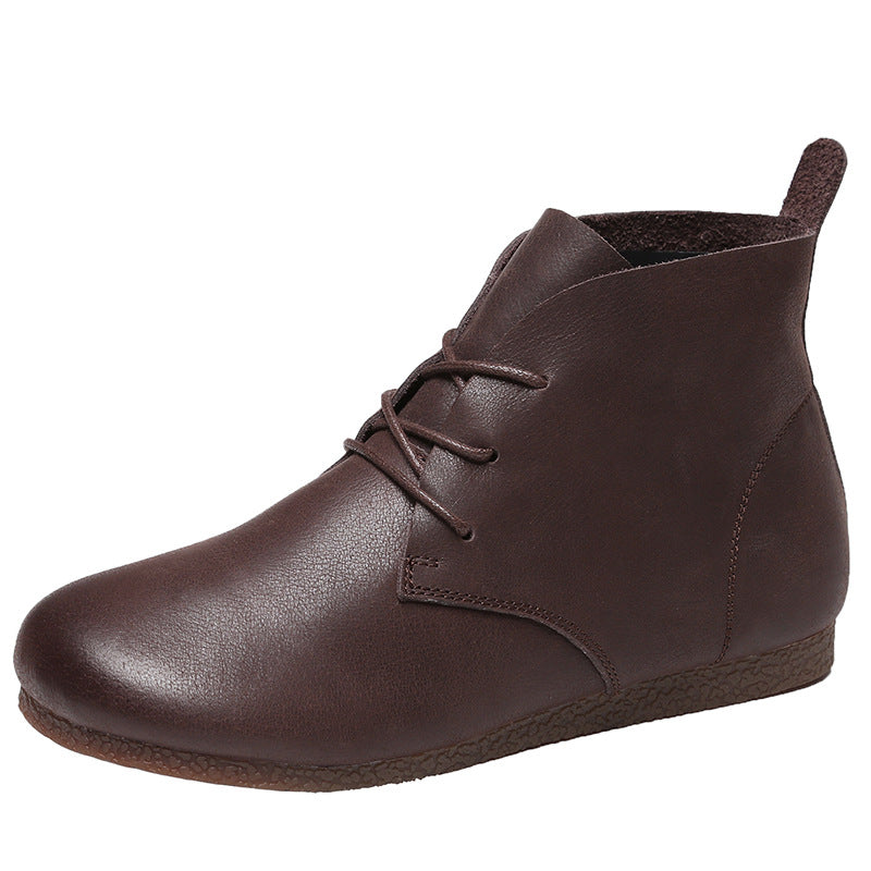 Women's Full Grain Cow Martin Soft Bottom Boots