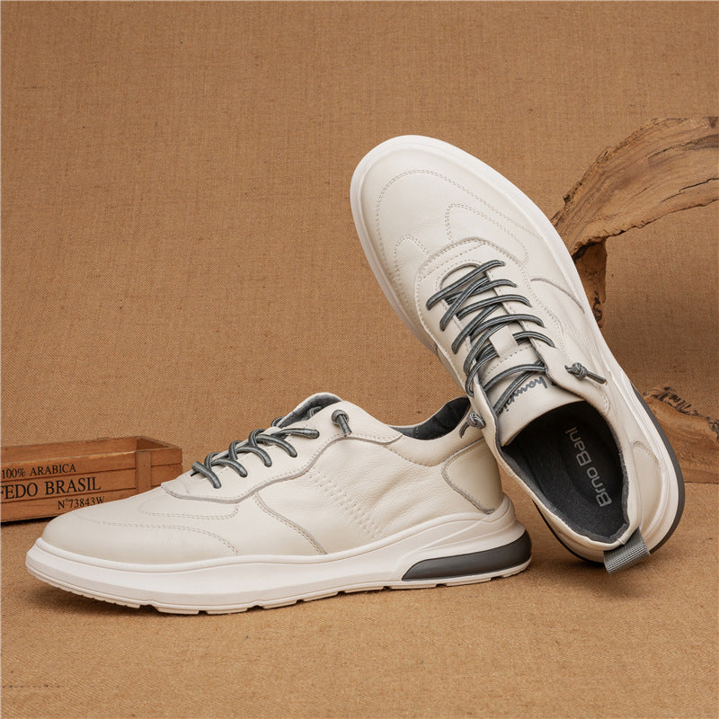 Men's Platform Pumps Comfortable Breathable Low Top Casual Shoes