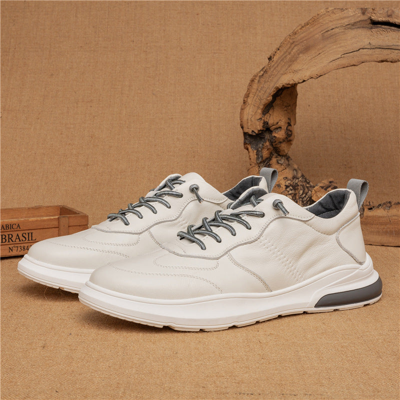 Men's Platform Pumps Comfortable Breathable Low Top Casual Shoes