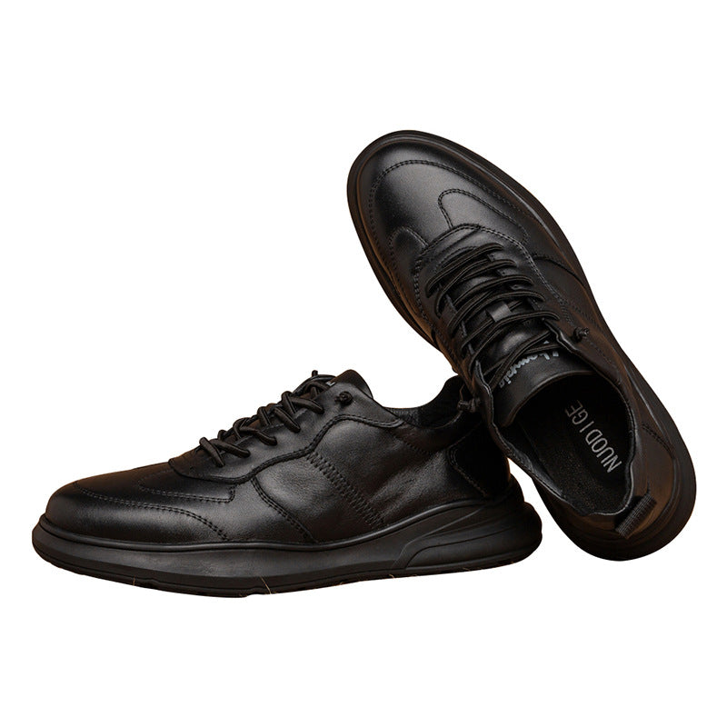 Men's Platform Pumps Comfortable Breathable Low Top Casual Shoes