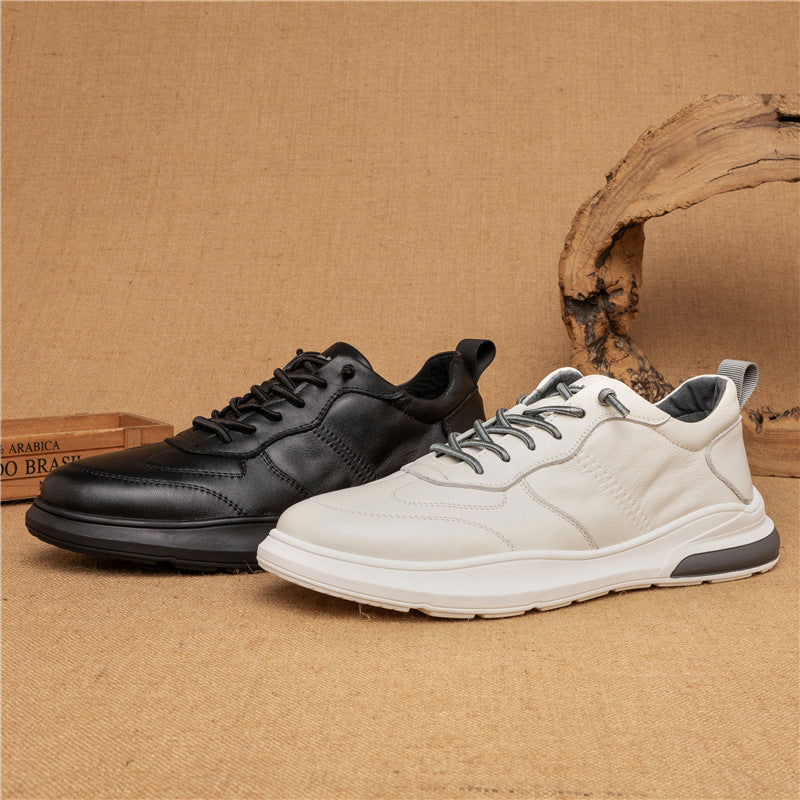 Men's Platform Pumps Comfortable Breathable Low Top Casual Shoes
