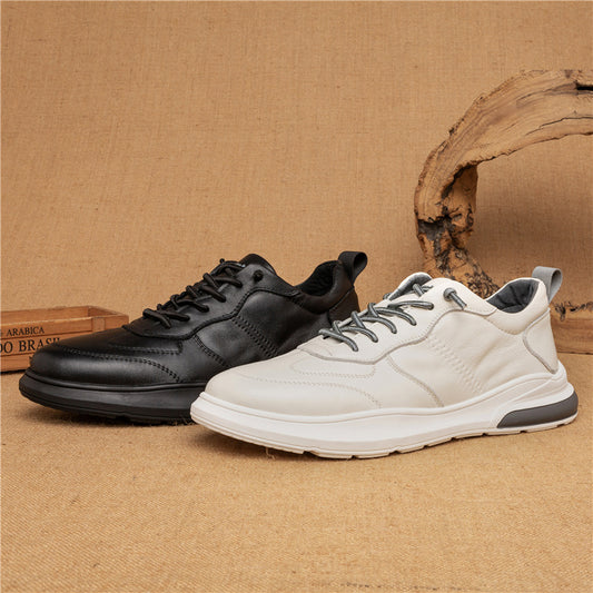 Men's Platform Pumps Comfortable Breathable Low Top Casual Shoes
