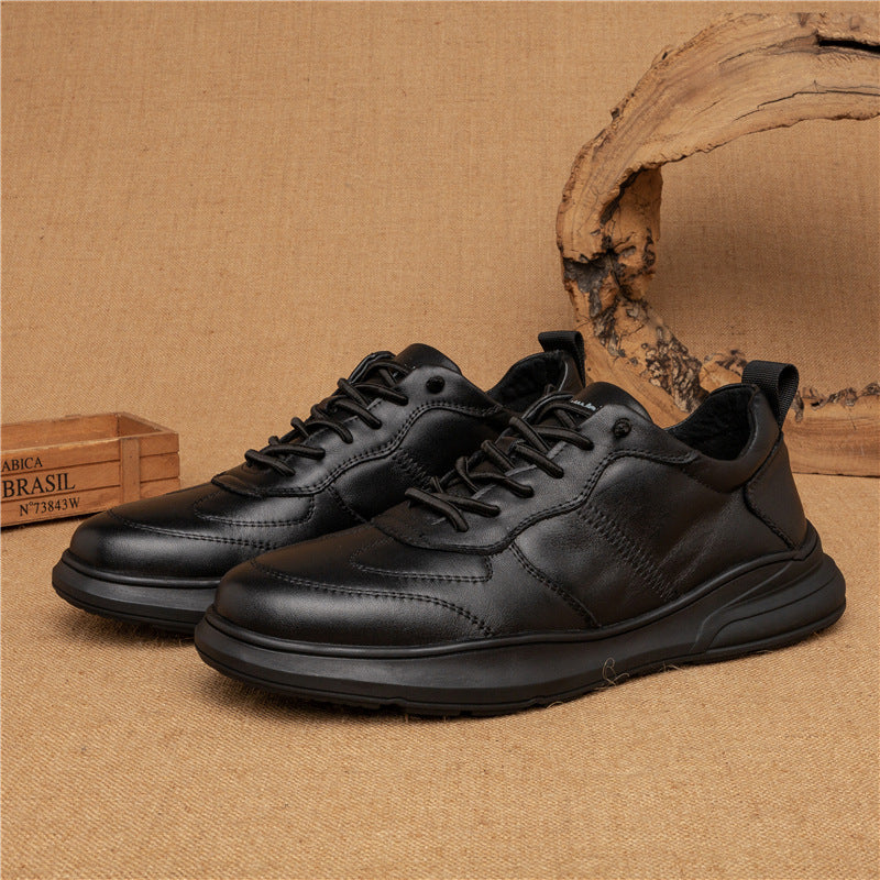 Men's Platform Pumps Comfortable Breathable Low Top Casual Shoes
