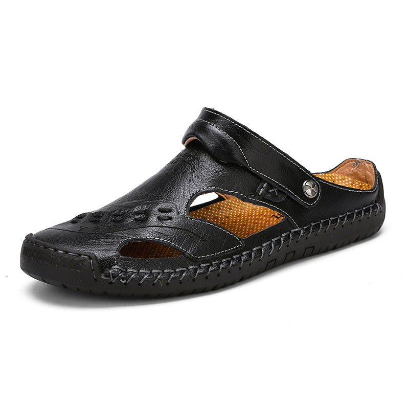 Men's Closed Toe Breathable Beach Plus Size Sandals