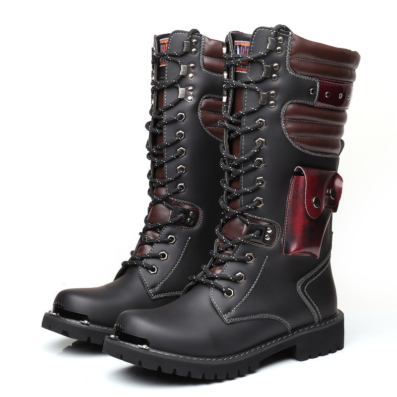 Charming Tide High Military Martin Platform Boots