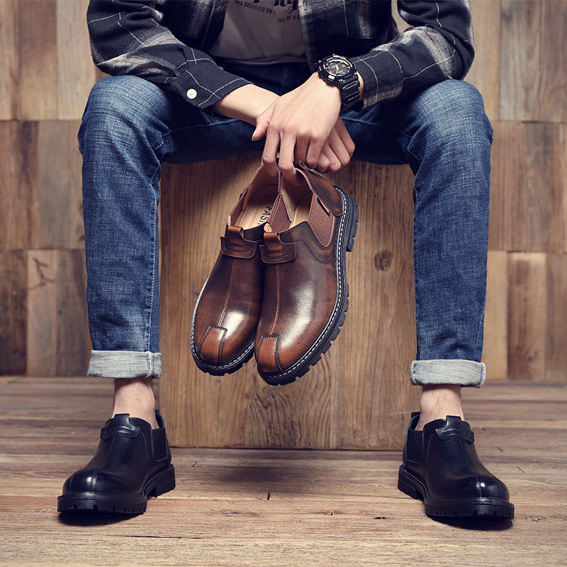 Men's British Trend Genuine Fashion Korean Tide Men's Shoes