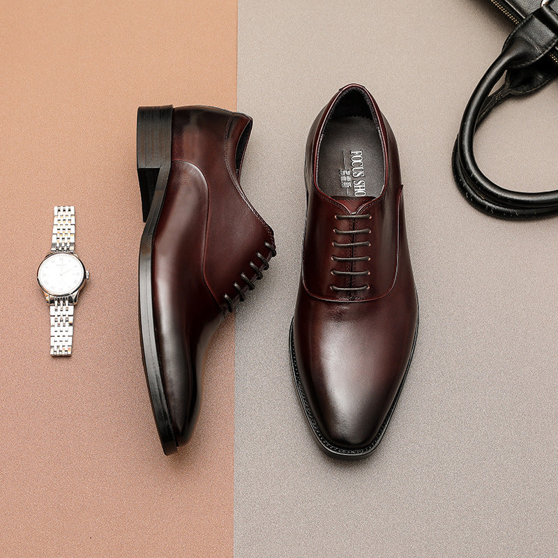 Men's Within Hours Business Formal Wear British Leather Shoes