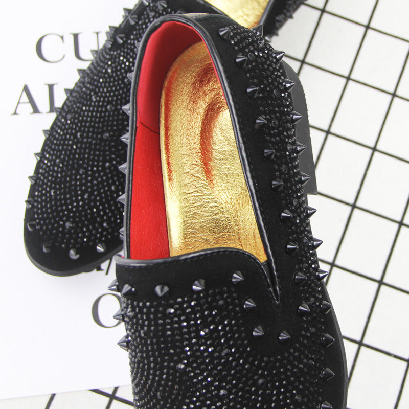 Men's Ding Rhinestone Fashion Lazy Slip On Casual Shoes