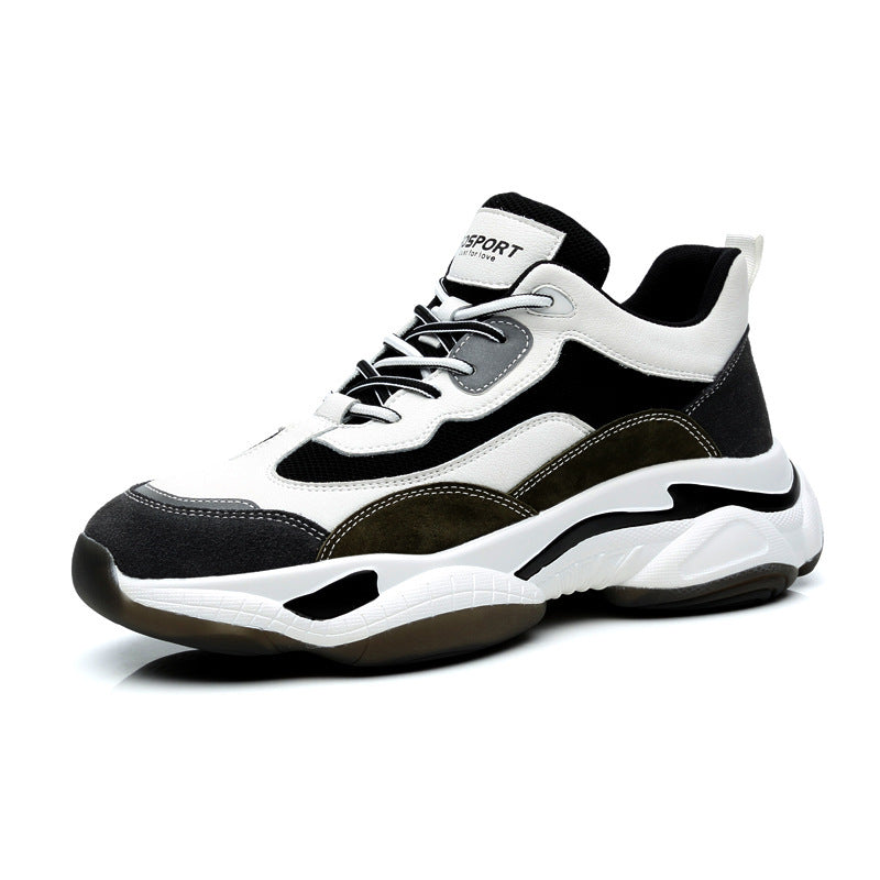 Men's Platform Dad Winter Plus Veet Breathable Sneakers