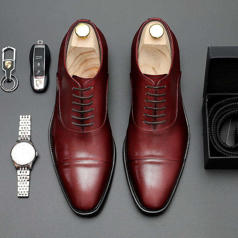 Men's Within Hours Business Formal Wear British Leather Shoes