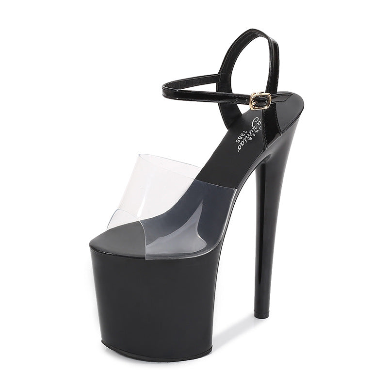 Women's Special High Furry Stiletto Sexy Waterproof Platform Slippers