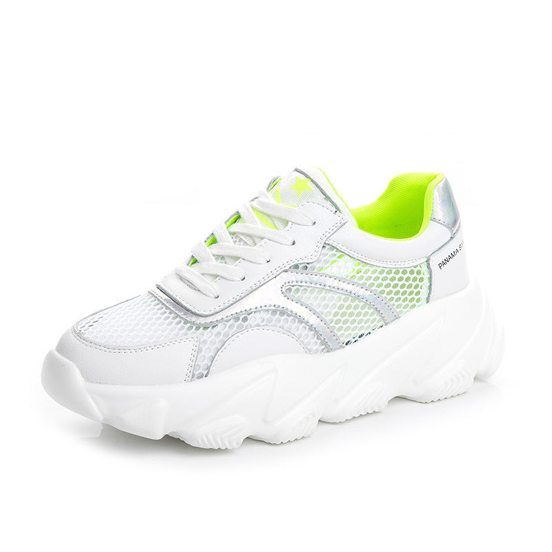 Women's Sports Breathable Daddy Tide Thick Bottom Sneakers