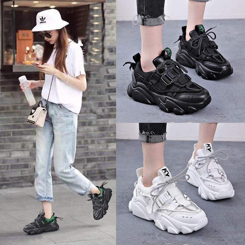 Women's Dad Spring Smart Smoked Platform Leisure Casual Shoes