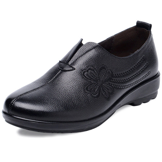 Women's Mom Old Lady Soft Bottom Flats Women's Shoes