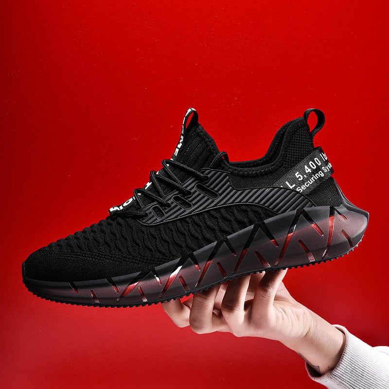 Men's Smile Welcome Breathable Adi Popcorn Bottom Sneakers