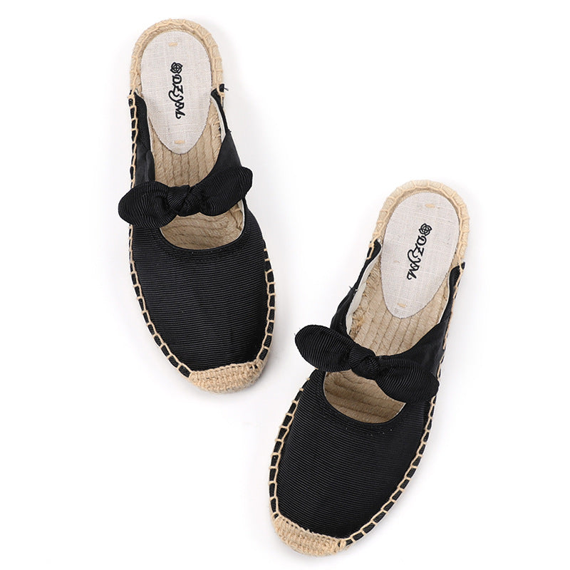Women's Summer Fashion Beach Bowknot Seaside Outdoor Slippers