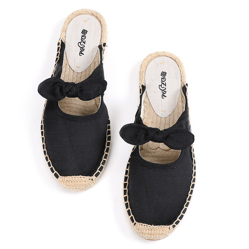 Women's Summer Fashion Beach Bowknot Seaside Outdoor Slippers