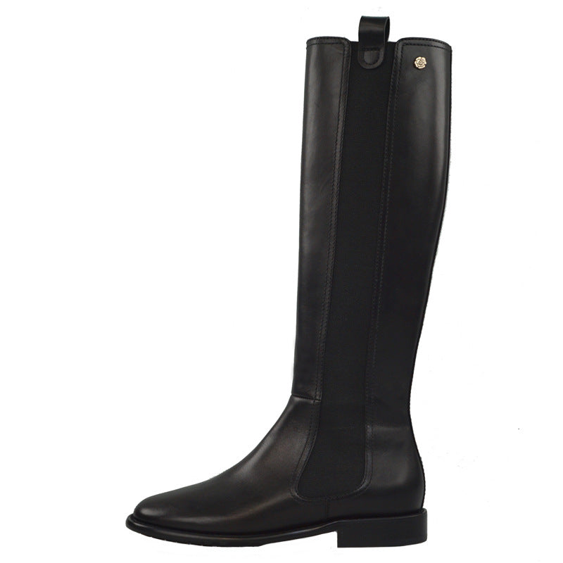 Women's Version Classic Style For Flat Knight Stiletto British Boots