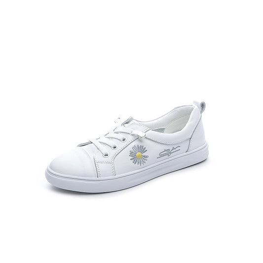 Women's White Breathable Versatile Flat Mesh Summer Women's Casual Shoes