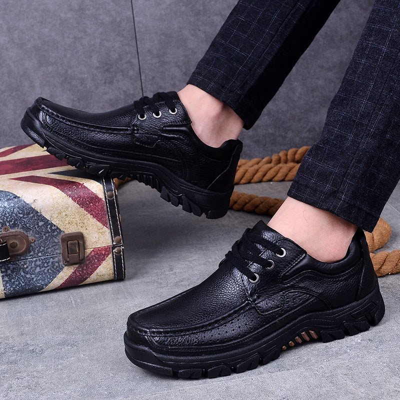 Men's Plus Size Korean British Breathable Casual Shoes