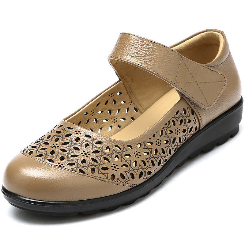 Women's Mom Summer Authentic Hollow Out Breathable Soft Sandals